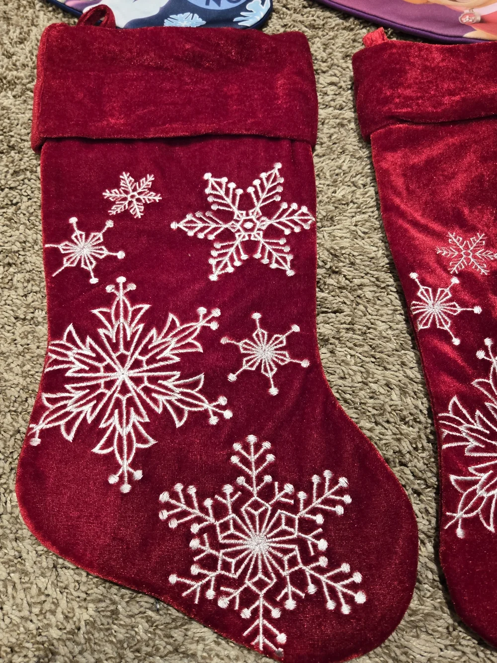 Paw Patrol And Snowflake Holiday Stocking Set Of 4